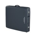 Master Massage Newport - Paquete de mesa de masaje portátil con cojín más denso de 2.5 pulgadas, madera dura teñida de n