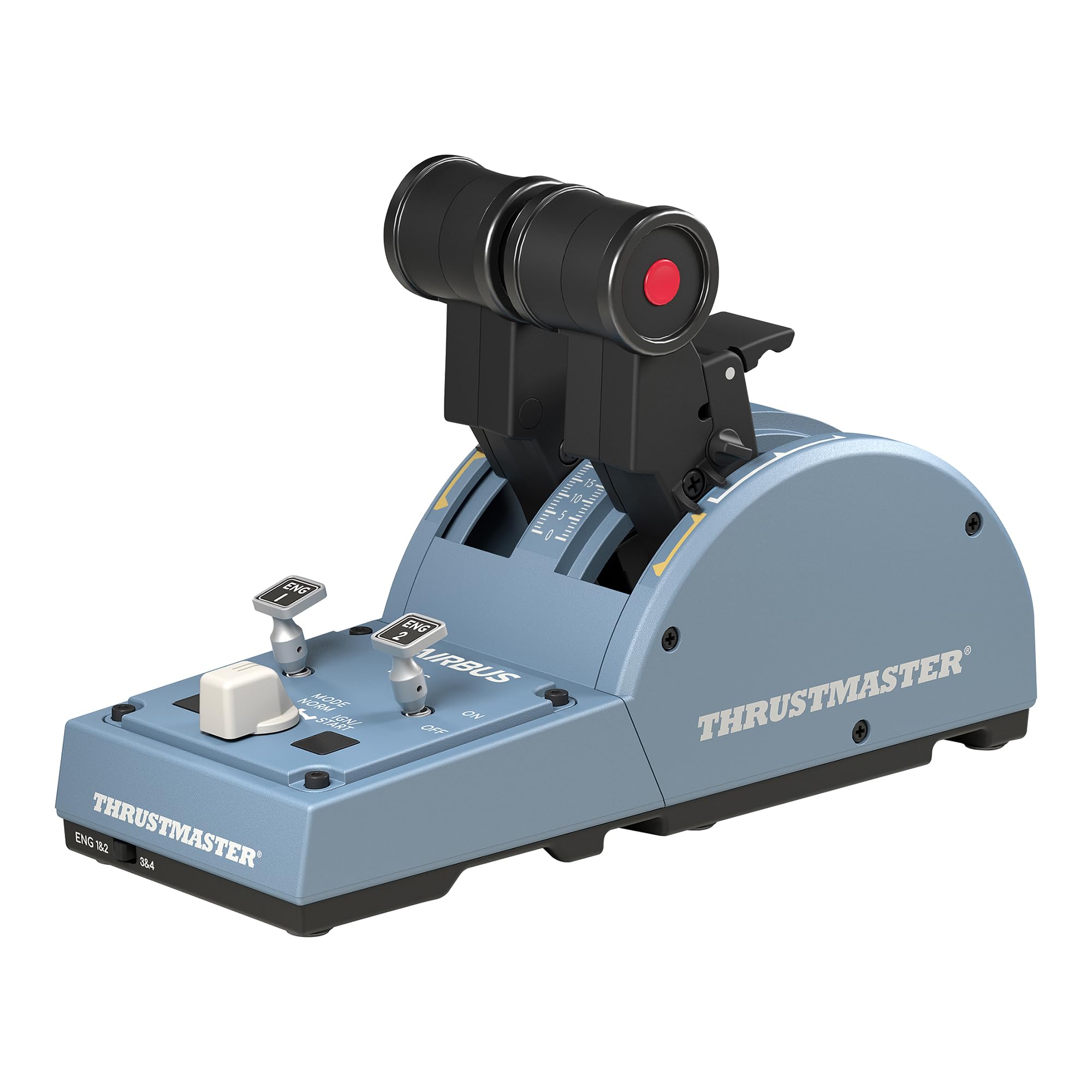 Version 1.0.0 Cuadrante de Palanca de Gases Simulador de Vuelo Thrustmaster TCA Quadrant Airbus Edition 2960840 para PC con Software T
