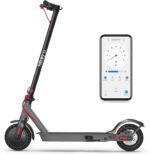 Hiboy S2 Electric Scooter - 8.5" Solid Tires - Up to 17 Miles Long-Range & 19 MPH Portable Folding Commuting Scooter for