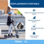 Hiboy S2 Electric Scooter - 8.5" Solid Tires - Up to 17 Miles Long-Range & 19 MPH Portable Folding Commuting Scooter for