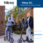 Hiboy S2 Electric Scooter - 8.5" Solid Tires - Up to 17 Miles Long-Range & 19 MPH Portable Folding Commuting Scooter for