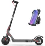 Hiboy S2 Electric Scooter - 8.5" Solid Tires - Up to 17 Miles Long-Range & 19 MPH Portable Folding Commuting Scooter for
