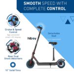 Hiboy S2 Pro Electric Scooter, 500W Motor, 10" Solid Tires, 25 Miles Range, 19 Mph Folding Commuter Electric Scooter for