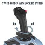 Palanca lateral y cuadrante de acelerador Thrustmaster TCA Officer Pack Airbus Edition 2960842 para simulación de vuelo