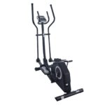 Entrenador elíptico cardiovascular programable Sunny Health and Fitness SF-E3890 negro resistencia magnética monitor de