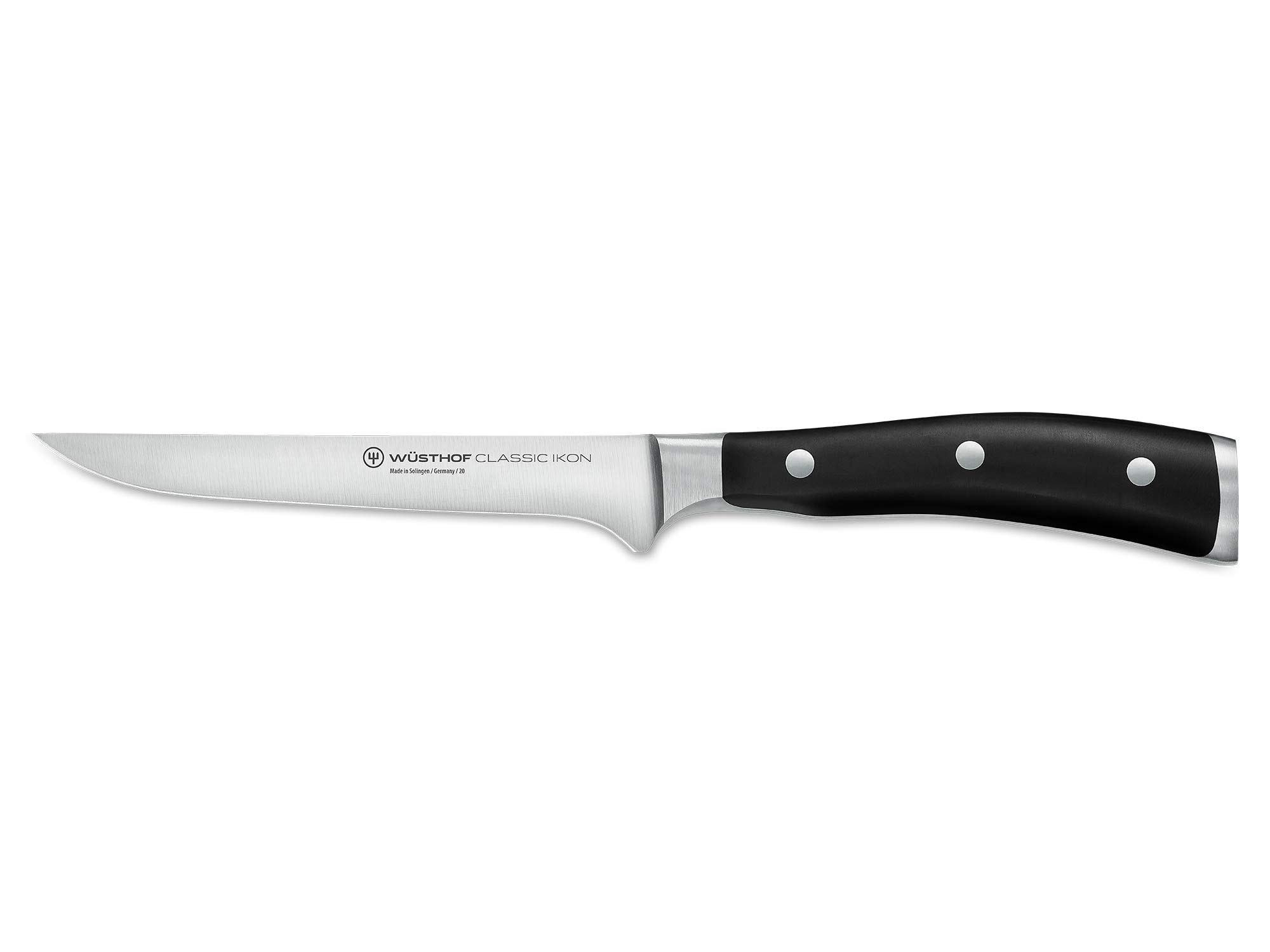 Version 1.0.0 Wüsthof Classic IKON - Cuchillo deshuesador de 5 pulgadas, color negro 1040331414