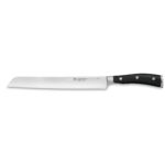 Wüsthof Classic IKON - Cuchillo de pan con doble dentadura de 9 pulgadas, color negro 1040331123