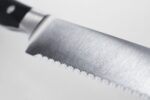 Wüsthof Classic IKON - Cuchillo de pan con doble dentadura de 9 pulgadas, color negro 1040331123