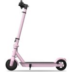 Patinete eléctrico Hiboy S2 Lite – neumáticos sólidos de 6.5 pulgadas – hasta 17.1 kilómetros de alcance y 21 km/h, port