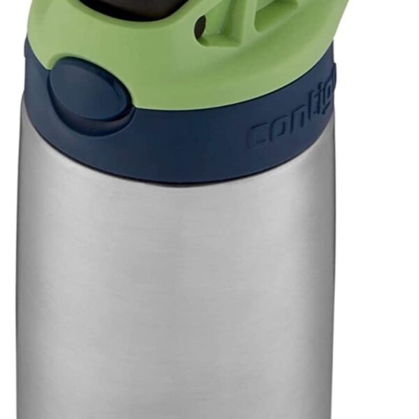 Botella de agua termo infantil acero inoxidable Contigo Ignite USA 2126105 con popote Autospout 13 onzas color arándano