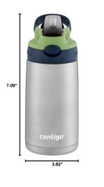 Botella de agua termo infantil acero inoxidable Contigo Ignite USA 2126105 con popote Autospout 13 onzas color arándano