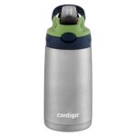 Botella de agua termo infantil acero inoxidable Contigo Ignite USA 2126105 con popote Autospout 13 onzas color arándano