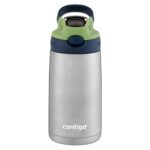Botella de agua termo infantil acero inoxidable Contigo Ignite USA 2126105 con popote Autospout 13 onzas color arándano