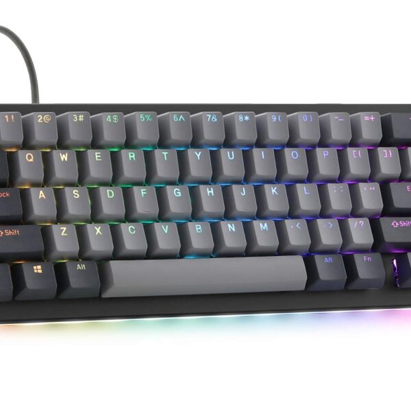 Teclado mecánico gaming Drop ALT MDX-31827-12 65% 67 teclas interruptores Cherry MX hot-swap marco aluminio PBT doble re