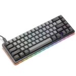 Teclado mecánico gaming Drop ALT MDX-31827-12 65% 67 teclas interruptores Cherry MX hot-swap marco aluminio PBT doble re
