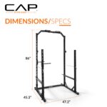 CAP Barbell Estante de alimentación multiuso, serie de colores