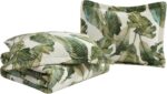 Juego de edredon reversible Tommy Bahama Revman International USHSA91161386 algodon prelavado talla king estampado Fiest