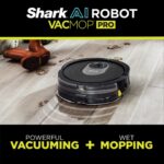 Robot Aspirador y Trapeador SharkNinja AI VACMOP RV2001WD cepillo autolimpiante navegación avanzada HEPA wifi compatible
