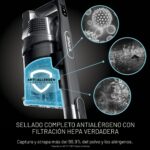 Aspiradora inalámbrica SharkNinja IZ362H filtro HEPA 40 minutos batería extraíble PowerFins para pelo de mascotas conver