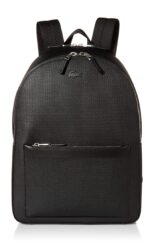 Lacoste Mochila Chantaco para hombre, color negro, talla única
