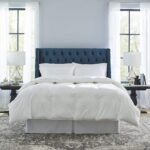 Edredón Pointehaven 300DACMKCWH Algodón Satinado 300 Hilos Damasco King Cal King Blanco Hipoalergénico 300 GSM