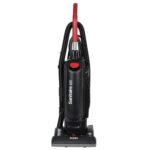 Aspiradora Comercial Vertical Sanitaire Force SC5713D con Filtro HEPA, Negro