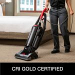 Aspiradora Comercial Vertical Sanitaire Force SC5713D con Filtro HEPA, Negro