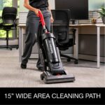 Aspiradora Vertical Comercial Sanitaire Force SC5845D, Trayectoria 15 Pulgadas, Filtro HEPA Lavable, Certificación CRI B