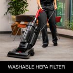 Aspiradora Vertical Comercial Sanitaire Force SC5845D, Trayectoria 15 Pulgadas, Filtro HEPA Lavable, Certificación CRI B