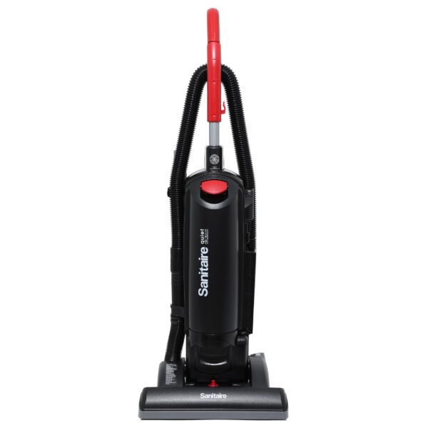 Aspiradora comercial vertical Sanitaire Force SC5815E con filtro HEPA lavable, trayectoria de 15 pulgadas, certificación
