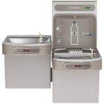 Bebedero doble con estación de llenado de botellas Elkay EZH2O LZOOTL8WSLK enfriador de agua sensor manos libres ADA 8 G