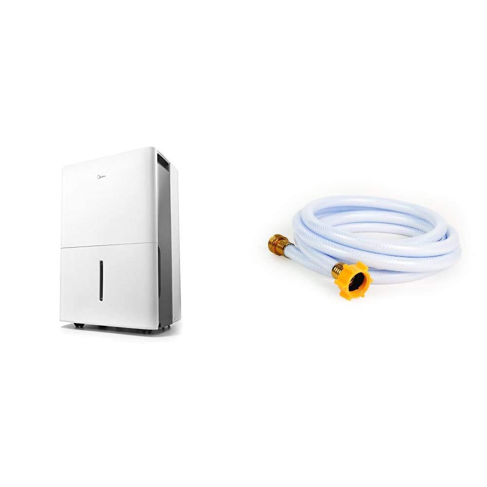 Version 1.0.0 Deshumidificador Midea 4500 Pies Cuadrados Blanco con Manguera Camco TastePURE 10 Pies
