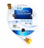 Midea Deshumidificador de 50 pintas y manguera de agua potable Camco TastePURE de 4 pies