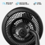 Vornado Ventilador circulador de aire grande 660 para toda la habitación con 4 velocidades e inclinación de 90 grados, 6