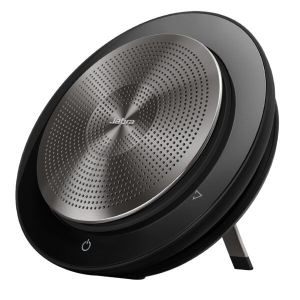 Jabra Speak 750 UC - Altavoz inalámbrico Bluetooth con adaptador USB Link 370 – Altavoz de conferencia portátil para reu
