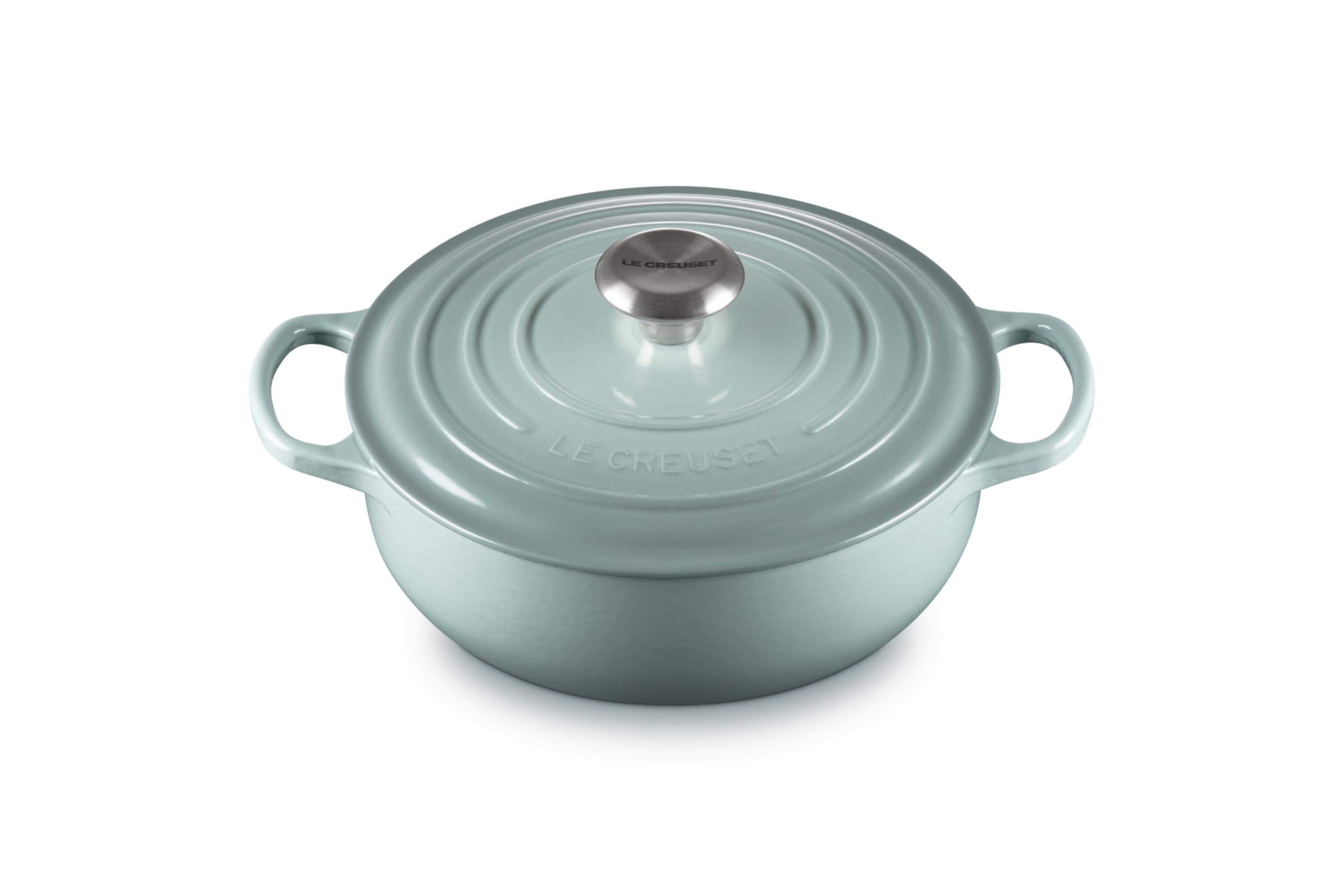 Version 1.0.0 Olla Cocotte redonda de hierro fundido esmaltado Le Creuset Signature 21198024717041 3.3 litros 3.5 cuartos color sal ma