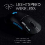 Mouse inalámbrico para juegos Logitech G PRO 910-005974 sensor Hero 25K Lightspeed 1ms edición Shroud ultraligero 2.82 o