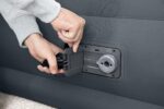 Colchón de aire King elevado SleepLux 1069091USX21 material Tough Guard antifugas bomba integrada cargador USB 203x183x5
