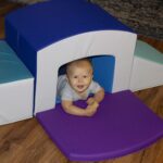 FDP SoftScape Playtime Grow-n-Learn - Escalador de túnel para niños pequeños