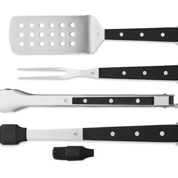 WÜSTHOF Juego de herramientas de chef de barbacoa de 4 piezas