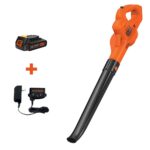 Barredora inalámbrica BLACK+DECKER LSW221 20V MAX con batería extra de iones de litio LB2X4020 4 Ah para jardín y superf
