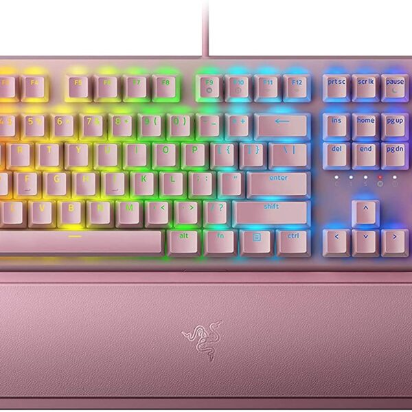 Teclado mecánico para juegos Razer BlackWidow V3 RZ03-03541800-R3M1 interruptores verdes táctiles iluminación Chroma RGB