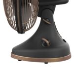 Ventiladores Vornado Silver Swan Alchemy oscilante 18 pulgadas y VFAN Petite Alchemy 12 pulgadas metal cobre gris metáli