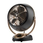Ventiladores Vornado Silver Swan Alchemy oscilante 18 pulgadas y VFAN Petite Alchemy 12 pulgadas metal cobre gris metáli