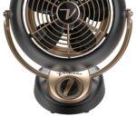 Ventiladores Vornado Silver Swan Alchemy oscilante 18 pulgadas y VFAN Petite Alchemy 12 pulgadas metal cobre gris metáli