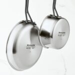 Batería de Cocina KitchenAid Meyer Corporation 30001 Juego de Ollas y Sartenes de Acero Inoxidable Pulido 5 Capas 10 Pie