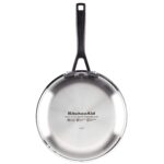 Batería de Cocina KitchenAid Meyer Corporation 30001 Juego de Ollas y Sartenes de Acero Inoxidable Pulido 5 Capas 10 Pie