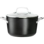 Batería de Cocina KitchenAid 80129 Antiadherente Inducción Anodizado Duro 10 Piezas Negro Mate