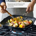 Batería de Cocina KitchenAid 80129 Antiadherente Inducción Anodizado Duro 10 Piezas Negro Mate