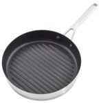 Batería de cocina KitchenAid Meyer 71014 juego de ollas y sartenes de acero inoxidable cepillado para inducción base de
